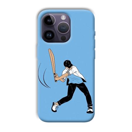Cricketer Customized Printed Back Case for Apple iPhone 14 Pro