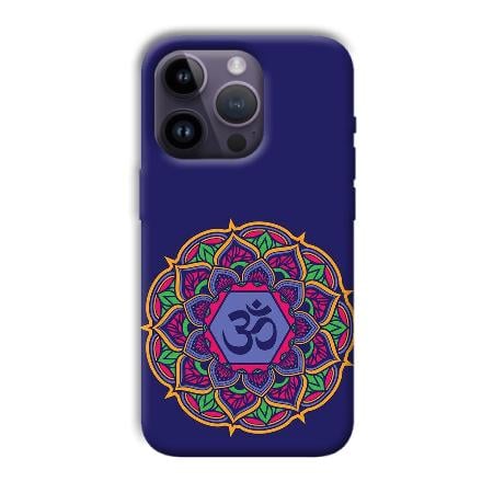 Blue Om Design Customized Printed Back Case for Apple iPhone 14 Pro