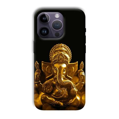 Ganesha Idol Customized Printed Back Case for Apple iPhone 14 Pro