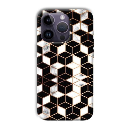 Black Cubes Customized Printed Back Case for Apple iPhone 14 Pro