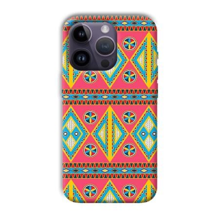 Colorful Rhombus Customized Printed Back Case for Apple iPhone 14 Pro