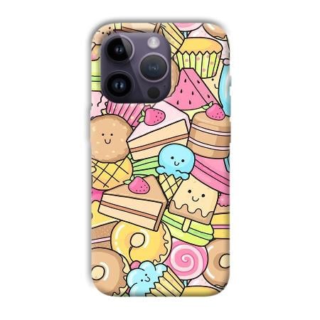 Love Desserts Customized Printed Back Case for Apple iPhone 14 Pro