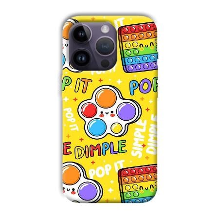 Pop It Customized Printed Back Case for Apple iPhone 14 Pro