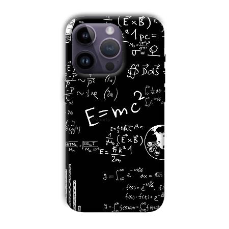 E is Equal To MC2 Customized Printed Back Case for Apple iPhone 14 Pro