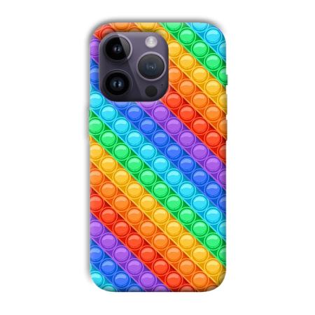 Colorful Circles Customized Printed Back Case for Apple iPhone 14 Pro