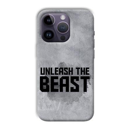 Unleash The Beast Customized Printed Back Case for Apple iPhone 14 Pro