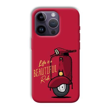 Life is Beautiful  Customized Printed Back Case for Apple iPhone 14 Pro