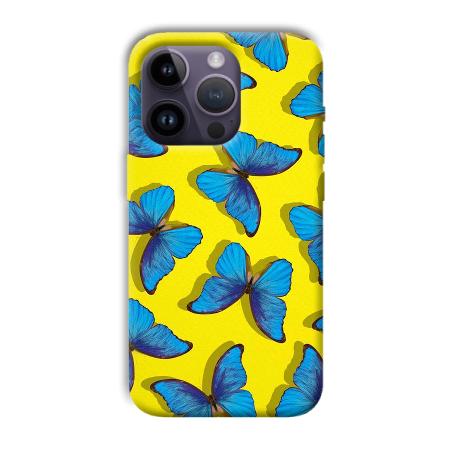 Butterflies Customized Printed Back Case for Apple iPhone 14 Pro