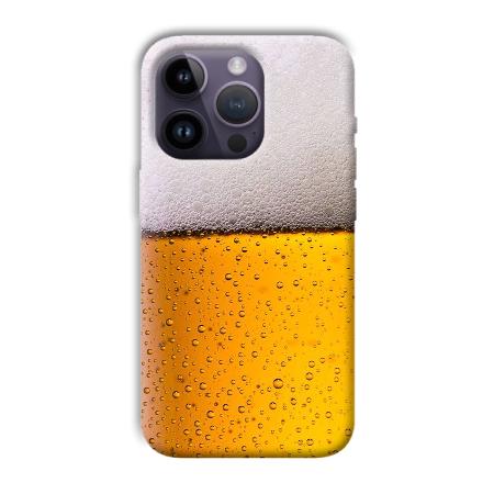 Beer Design Customized Printed Back Case for Apple iPhone 14 Pro