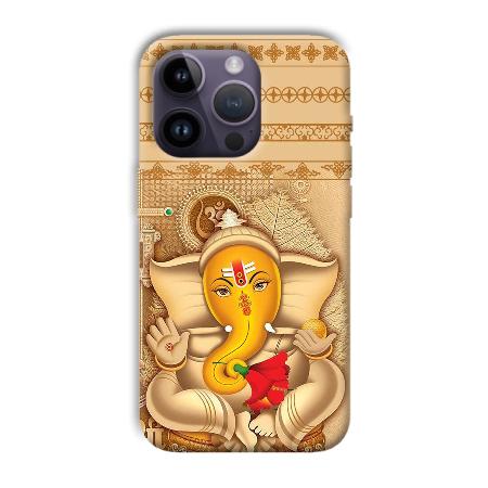 Ganesha Customized Printed Back Case for Apple iPhone 14 Pro