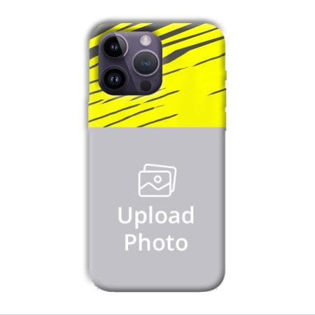 Yellow Lines Customized Printed Back Case for Apple iPhone 14 Pro Max