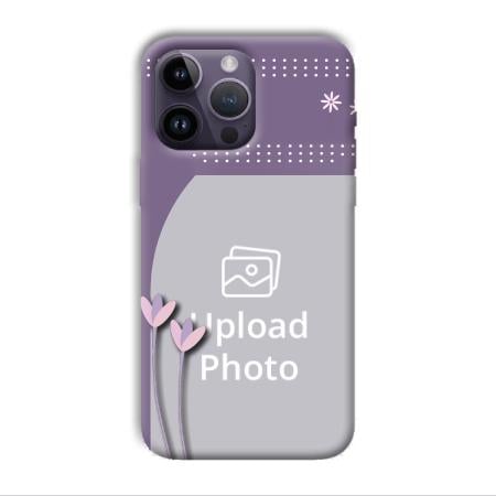 Lilac Pattern Customized Printed Back Case for Apple iPhone 14 Pro Max