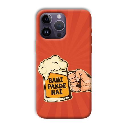 Sahi Pakde Hai Customized Printed Back Case for Apple iPhone 14 Pro Max