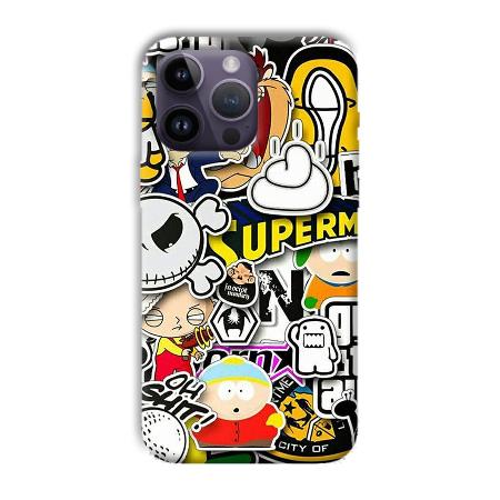 Cartoons Customized Printed Back Case for Apple iPhone 14 Pro Max