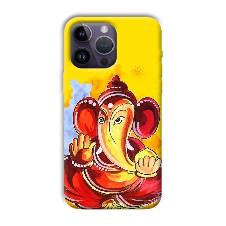 Ganesha Ji Customized Printed Back Case for Apple iPhone 14 Pro Max