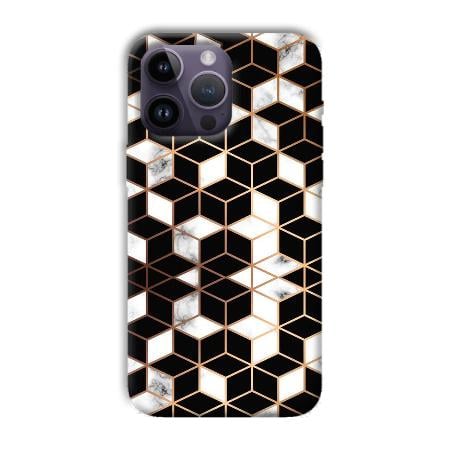 Black Cubes Customized Printed Back Case for Apple iPhone 14 Pro Max