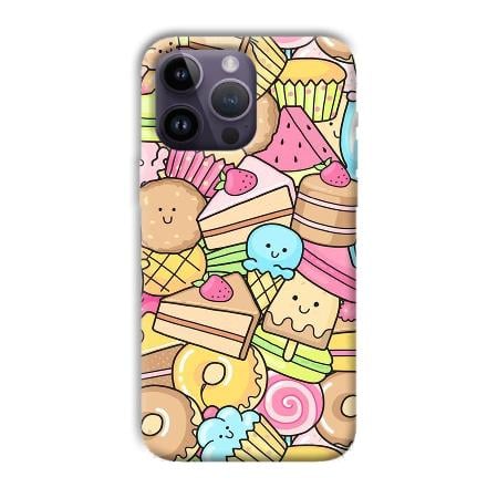 Love Desserts Customized Printed Back Case for Apple iPhone 14 Pro Max