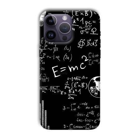 E is Equal To MC2 Customized Printed Back Case for Apple iPhone 14 Pro Max