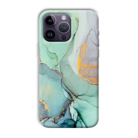 Green Marble Customized Printed Back Case for Apple iPhone 14 Pro Max