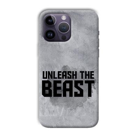 Unleash The Beast Customized Printed Back Case for Apple iPhone 14 Pro Max