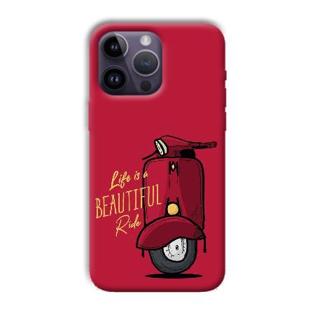 Life is Beautiful  Customized Printed Back Case for Apple iPhone 14 Pro Max