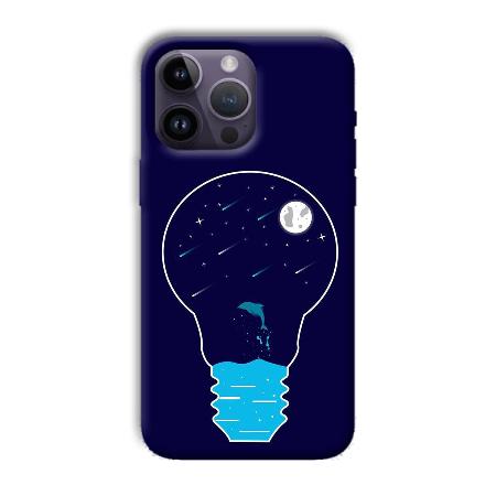 Night Bulb Customized Printed Back Case for Apple iPhone 14 Pro Max