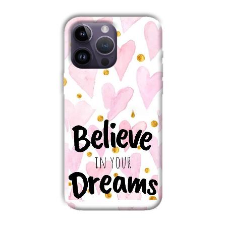 Believe Customized Printed Back Case for Apple iPhone 14 Pro Max