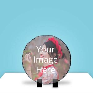 Customized Photo Printed Rock - Circle