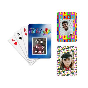 Birthday Customized Photo Playing Cards