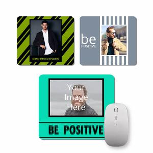 Quotes Design Custom Rectangle Photo Printed Mouse Pad