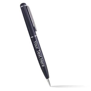 Black Unibody Metal Customized Pen