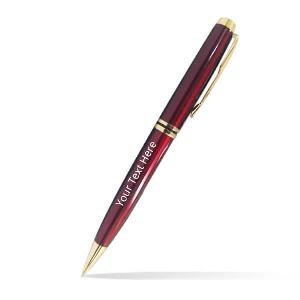 Red and Gold Color Metal Customized Pen