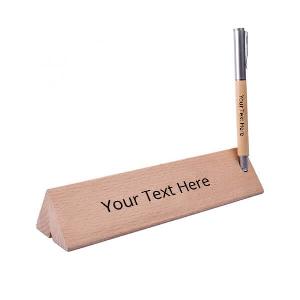 Customized Wooden Pen Stand with Pen