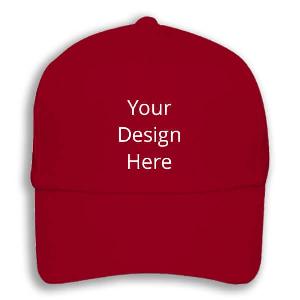 Maroon Customized Printed Cap