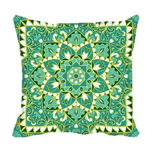 Seamless Green  Design Custom Photo Pillow Cushion