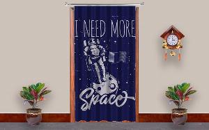 Need More Space  Design Customized Photo Printed Curtain