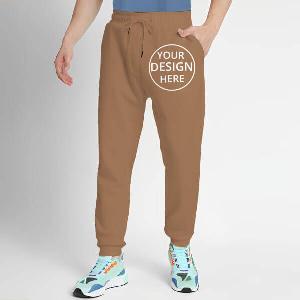 Cafe Brown Customized Cotton Jogger Track Pant for Men