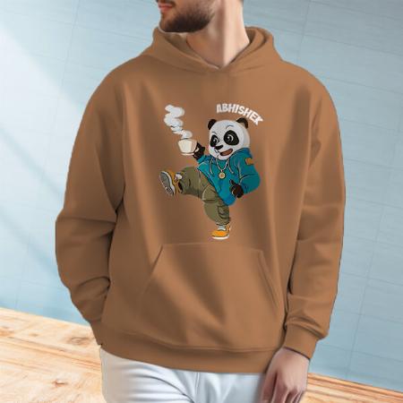 Cool Panda Customized Unisex Printed Hoodie with Pockets