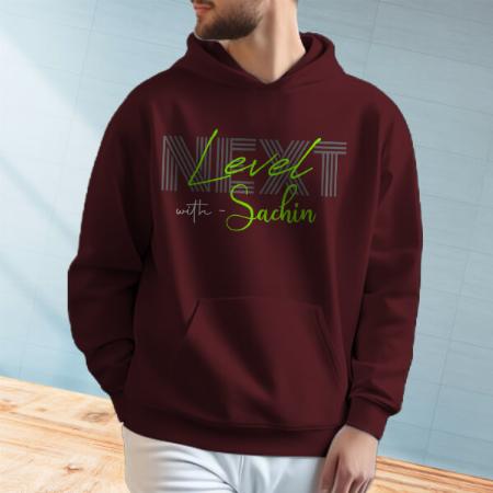 Next Level Customized Unisex Printed Hoodie with Pockets
