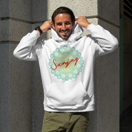 Circle Art Customized Unisex Printed Hoodie with Pockets