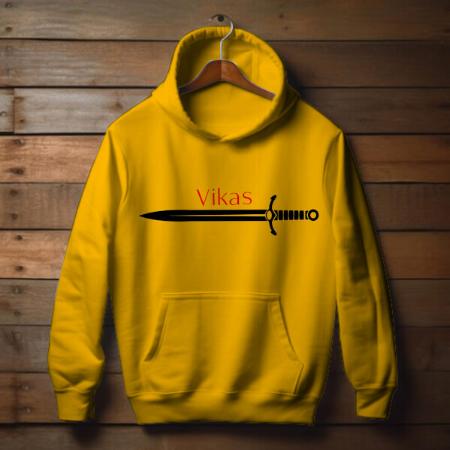 Fierce Sword Customized Unisex Printed Hoodie with Pockets