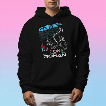 Game On Customized Unisex Printed Hoodie with Pockets