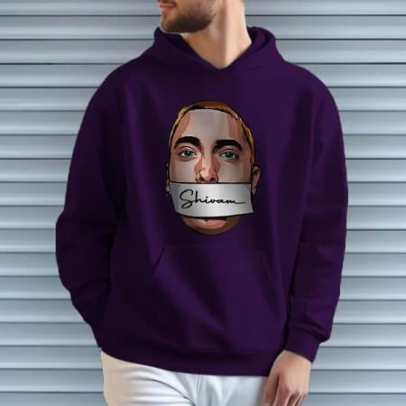 My Name Is Customized Unisex Printed Hoodie with Pockets