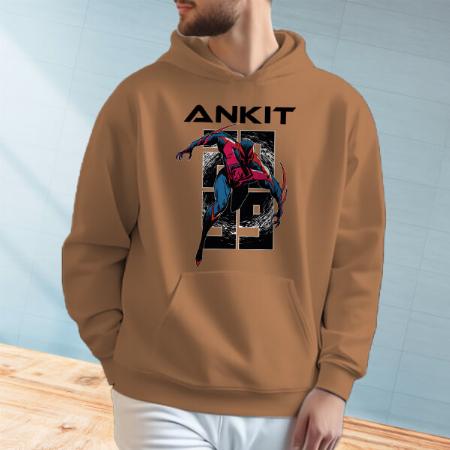 Fast Superhero Customized Unisex Printed Hoodie with Pockets