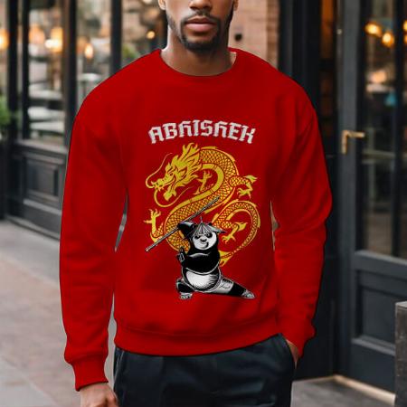Dragon Warrior Customized Unisex Printed Sweatshirt