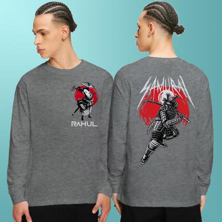 Samurai Customized Unisex Printed Sweatshirt