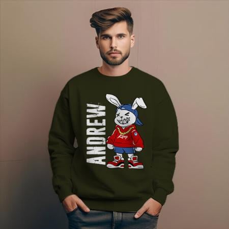 Rapper Customized Unisex Printed Sweatshirt