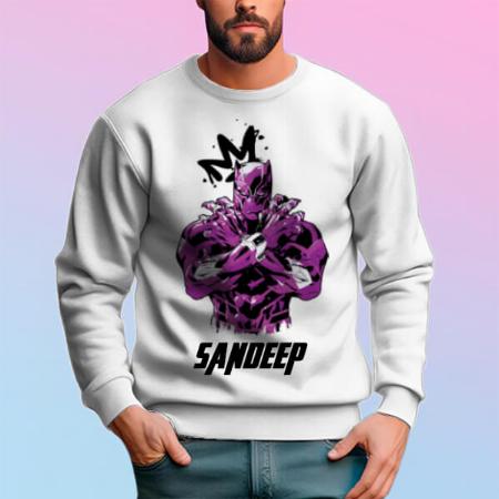 Superhero Customized Unisex Printed Sweatshirt