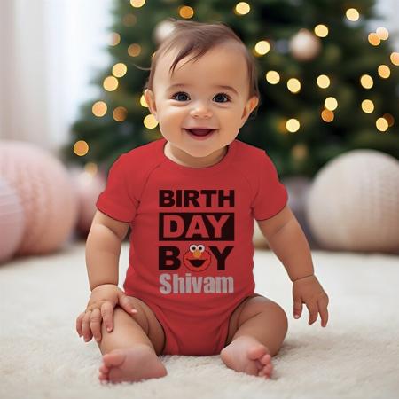Birthday Boy Customized Photo Printed Infant Romper for Boys & Girls