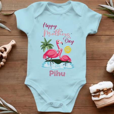 Happy Mother's Day Customized Photo Printed Infant Romper for Boys & Girls